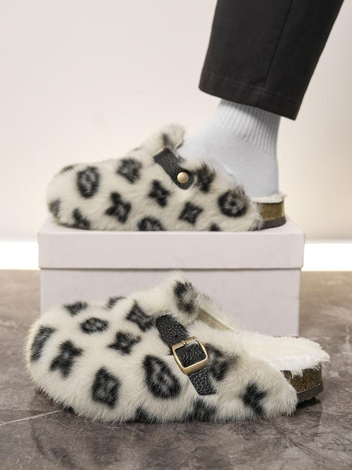 LV Faux Fur Slippers