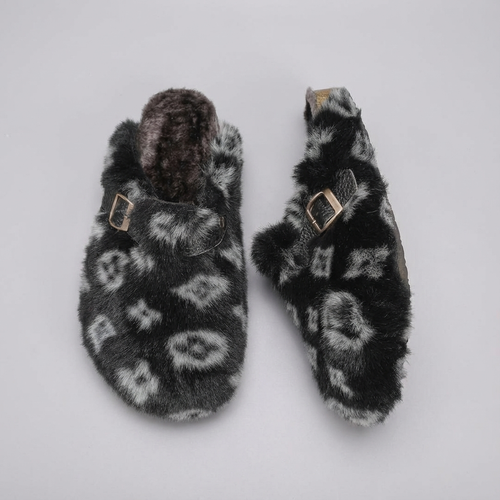 LV Faux Fur Slippers