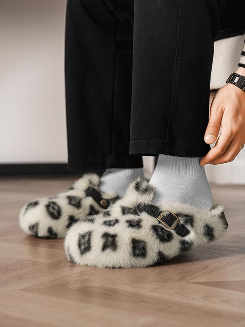 LV Faux Fur Slippers